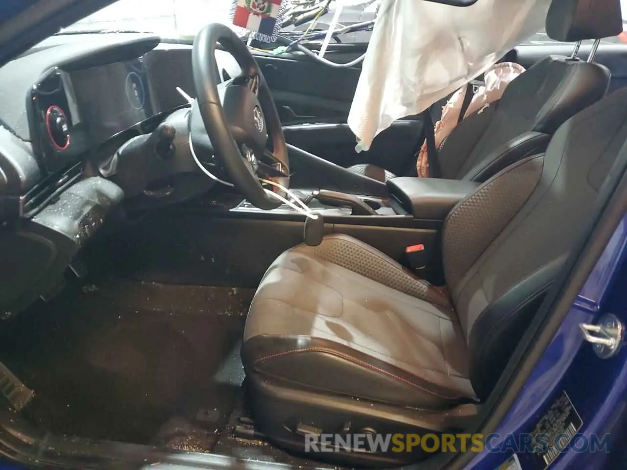 7 fotografías del automóvil dañado KMHLR4AF6PU628978 HYUNDAI ELANTRA 2023