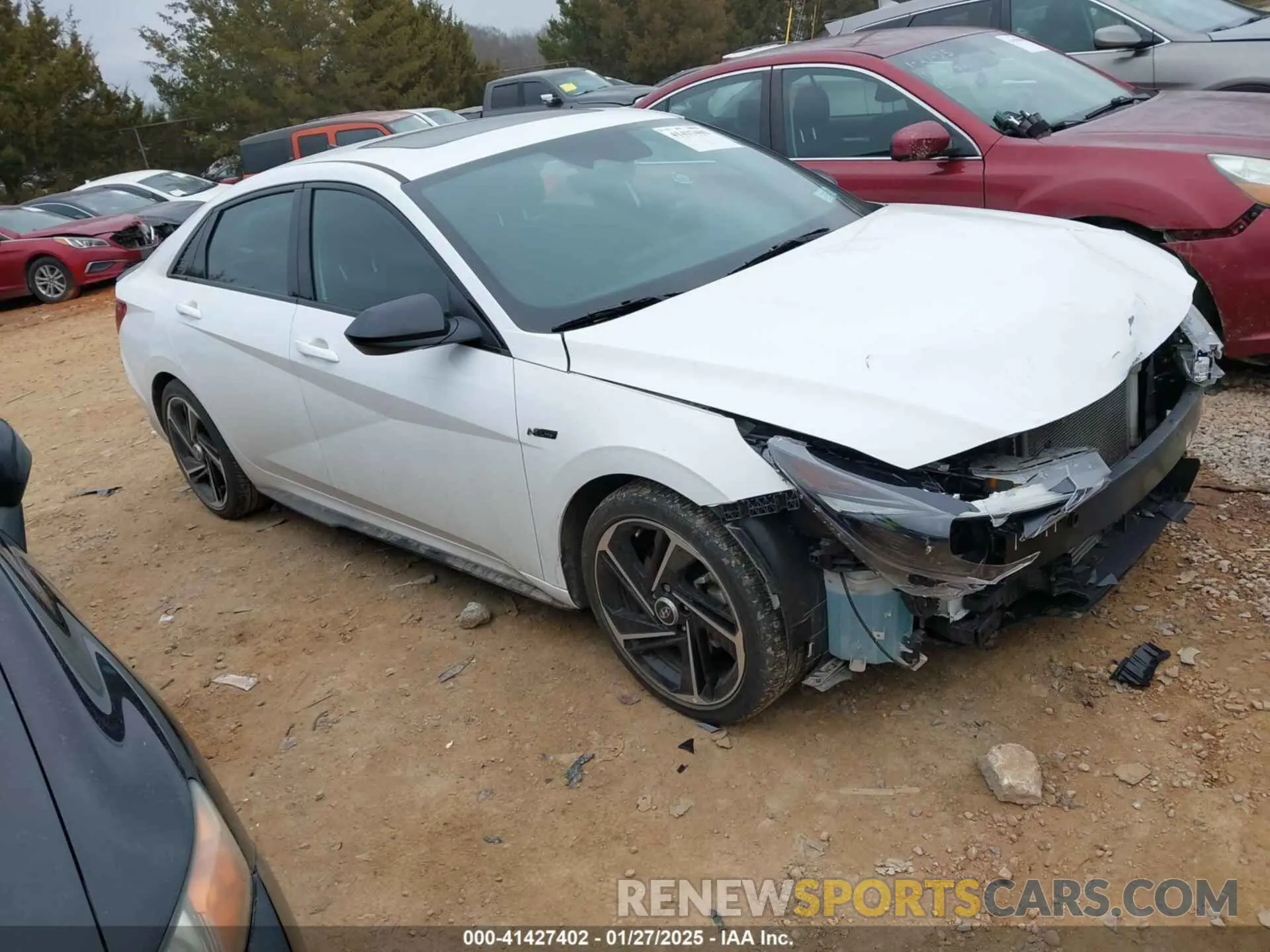 1 fotografías del automóvil dañado KMHLR4AF7PU571531 HYUNDAI ELANTRA 2023