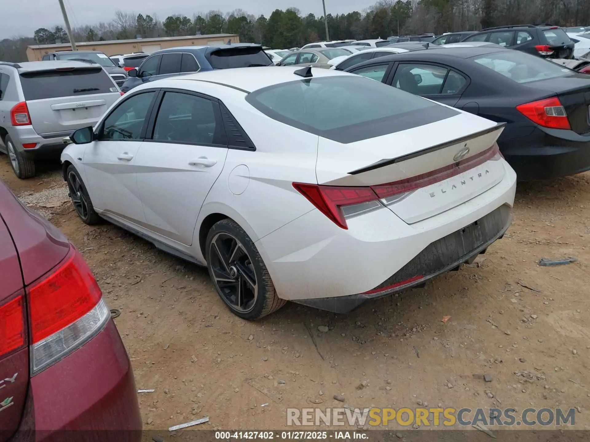3 fotografías del automóvil dañado KMHLR4AF7PU571531 HYUNDAI ELANTRA 2023