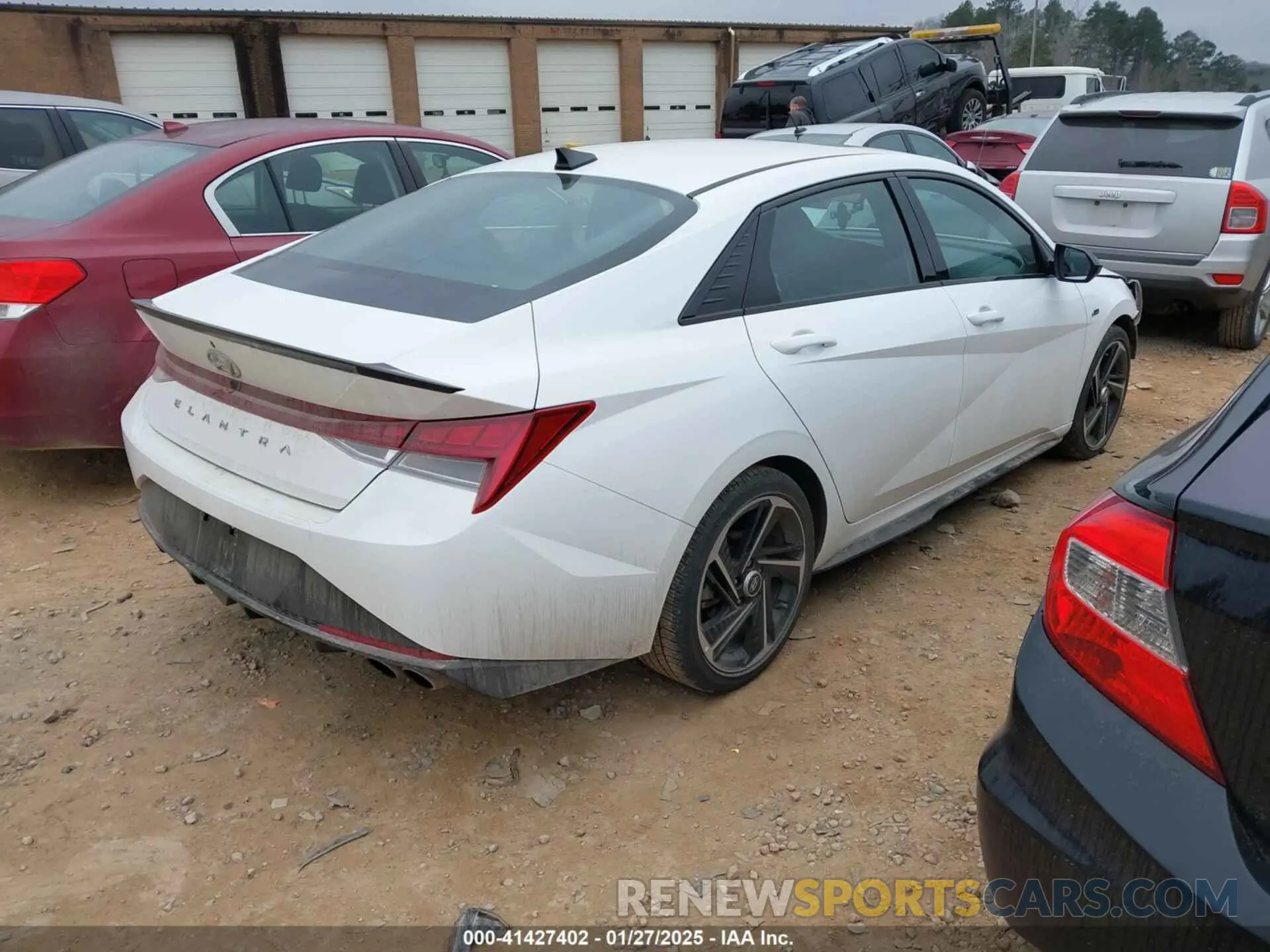 4 fotografías del automóvil dañado KMHLR4AF7PU571531 HYUNDAI ELANTRA 2023