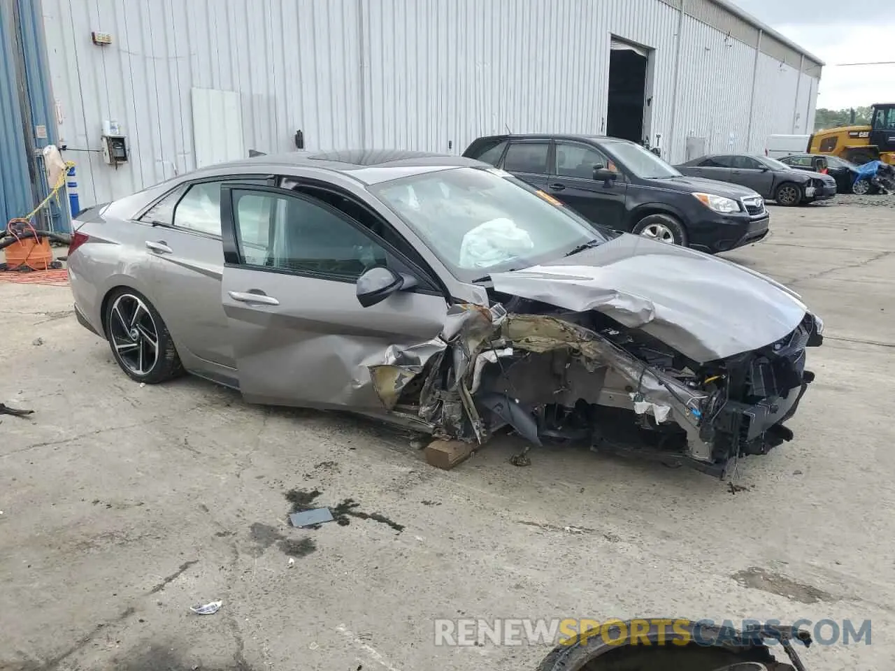 4 fotografías del automóvil dañado KMHLR4AF7PU594548 HYUNDAI ELANTRA 2023