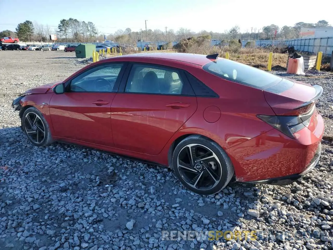 2 fotografías del automóvil dañado KMHLR4AF8PU442990 HYUNDAI ELANTRA 2023