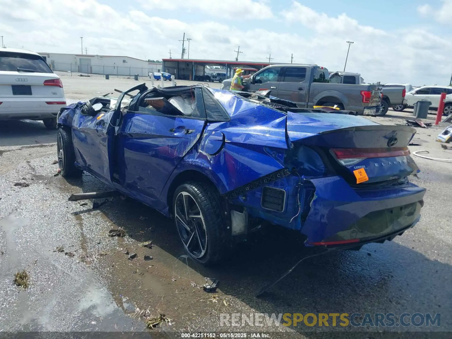 3 fotografías del automóvil dañado KMHLR4AF8PU502511 HYUNDAI ELANTRA 2023