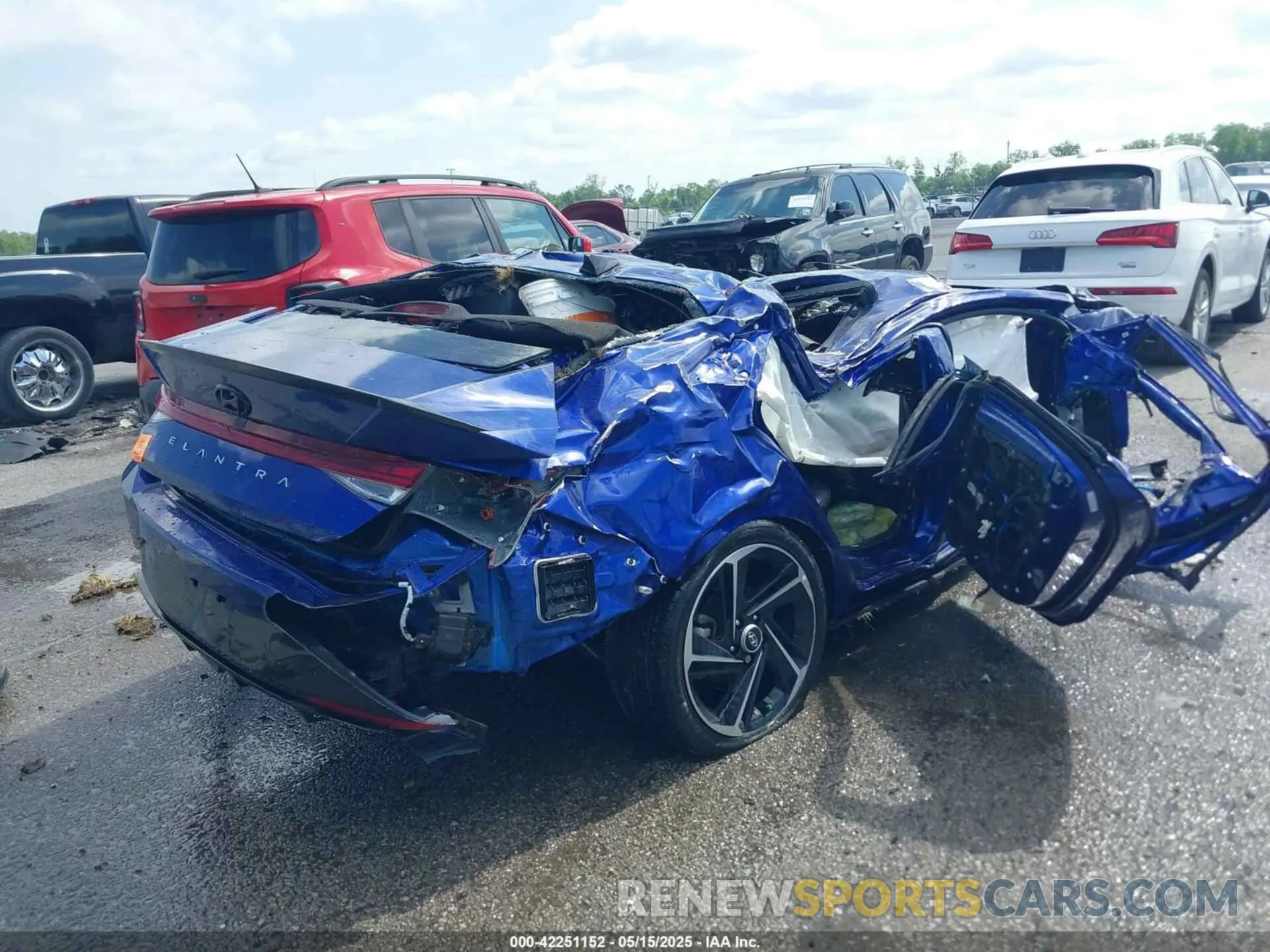 4 fotografías del automóvil dañado KMHLR4AF8PU502511 HYUNDAI ELANTRA 2023