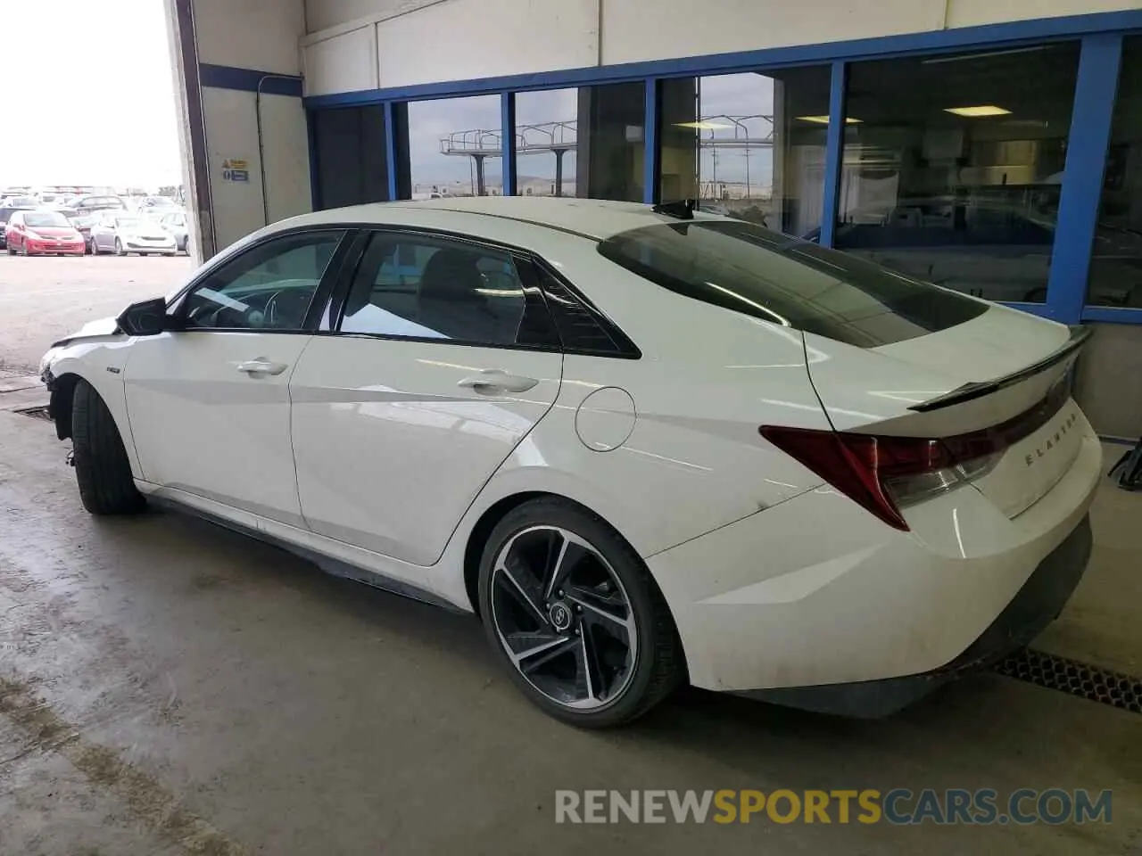 2 fotografías del automóvil dañado KMHLR4AF8PU542426 HYUNDAI ELANTRA 2023