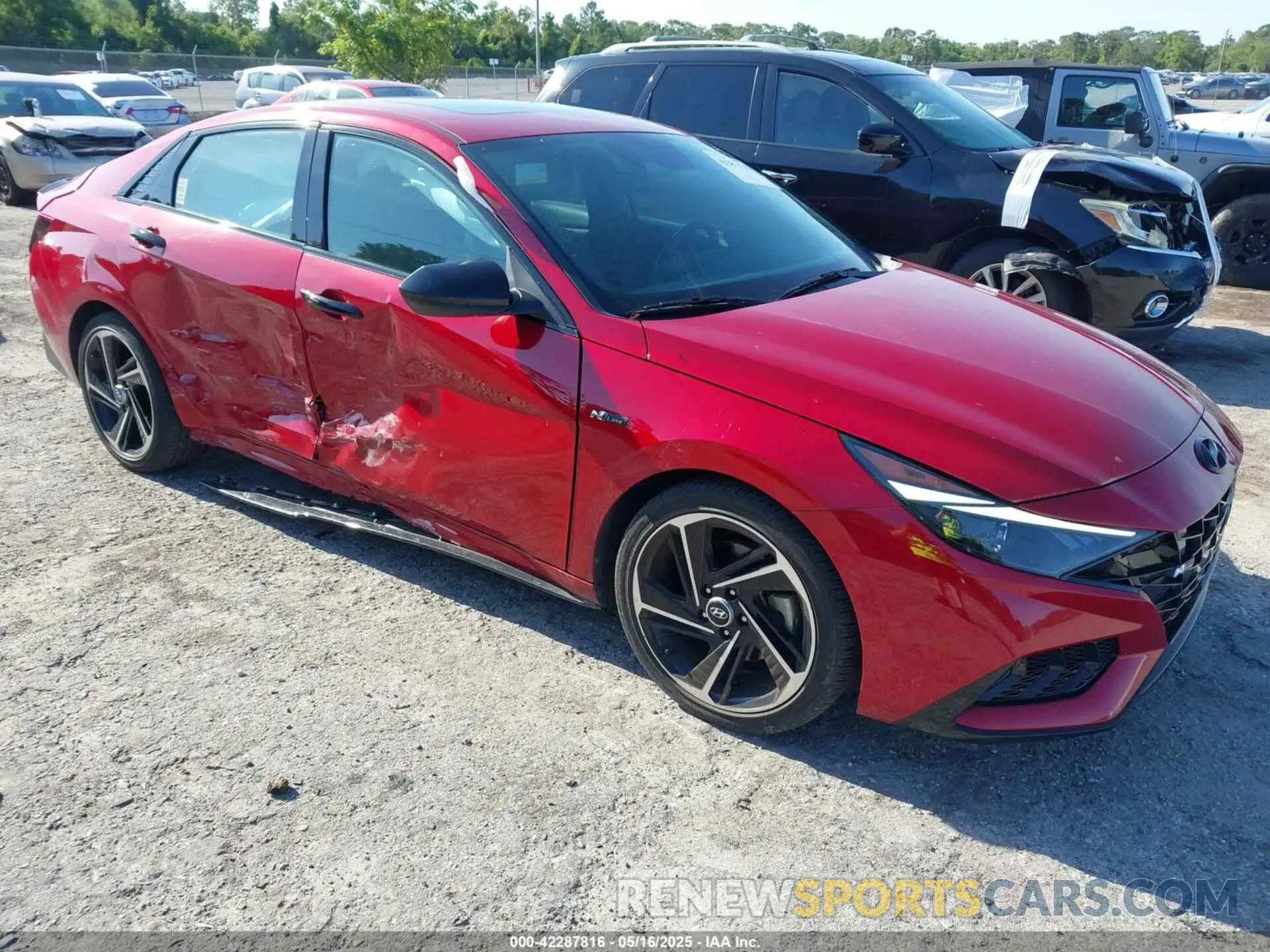 1 fotografías del automóvil dañado KMHLR4AF9PU496055 HYUNDAI ELANTRA 2023