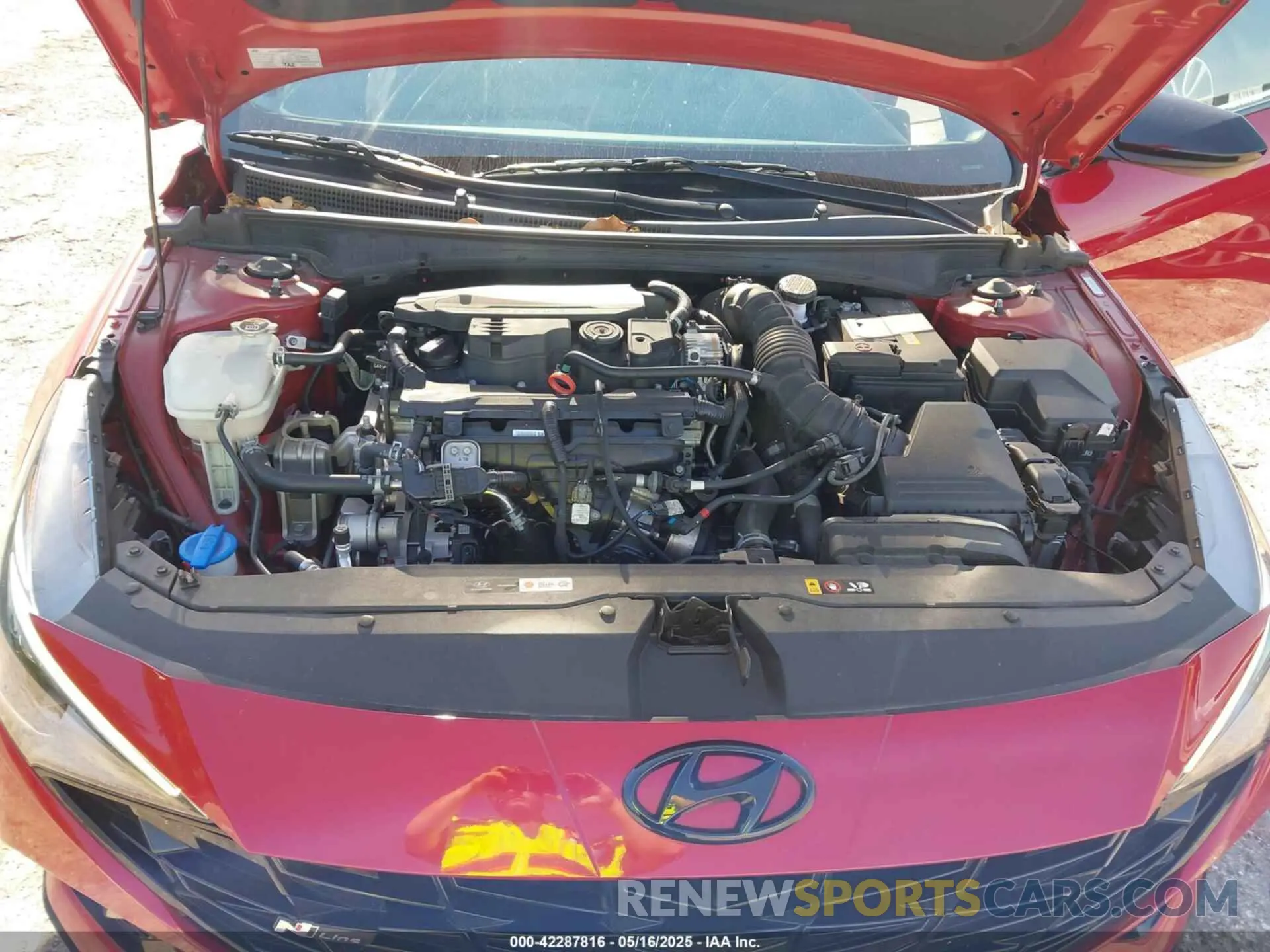 10 fotografías del automóvil dañado KMHLR4AF9PU496055 HYUNDAI ELANTRA 2023