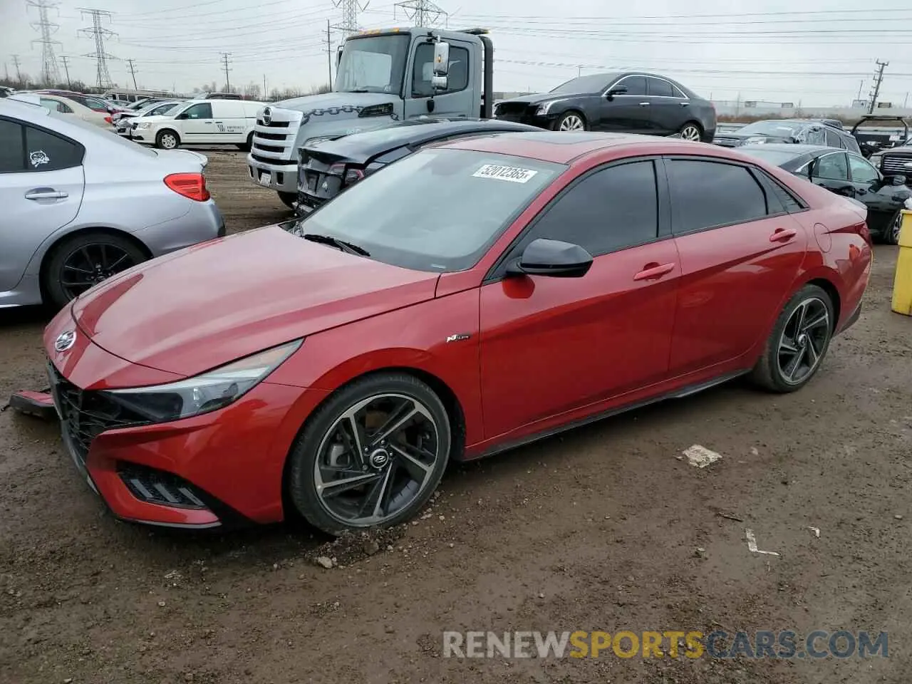 1 fotografías del automóvil dañado KMHLR4AF9PU498016 HYUNDAI ELANTRA 2023