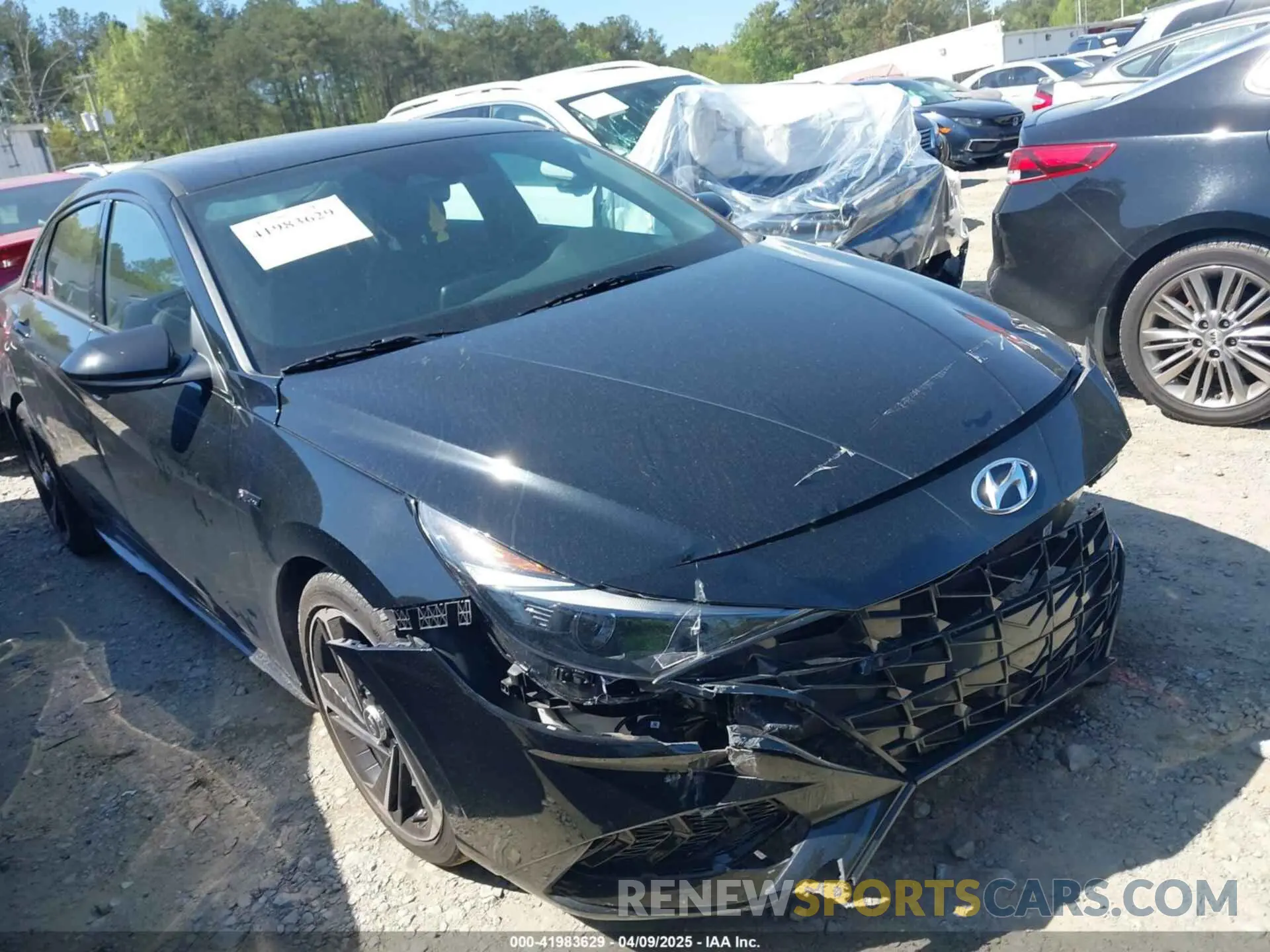 1 fotografías del automóvil dañado KMHLR4AF9PU517535 HYUNDAI ELANTRA 2023