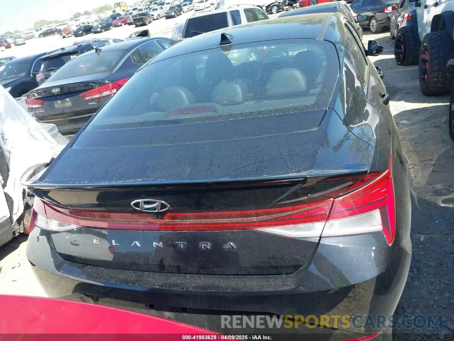 16 fotografías del automóvil dañado KMHLR4AF9PU517535 HYUNDAI ELANTRA 2023