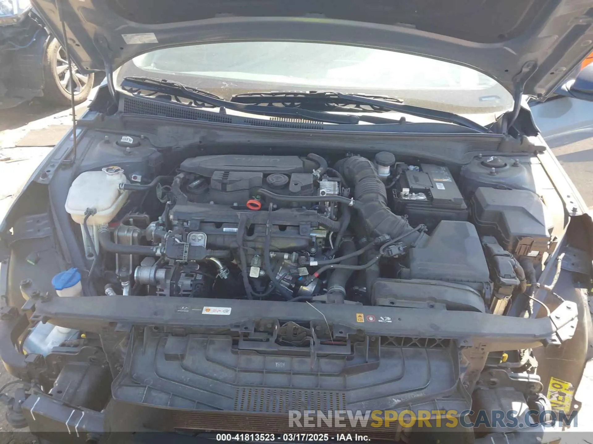 10 fotografías del automóvil dañado KMHLR4AFXPU375874 HYUNDAI ELANTRA 2023