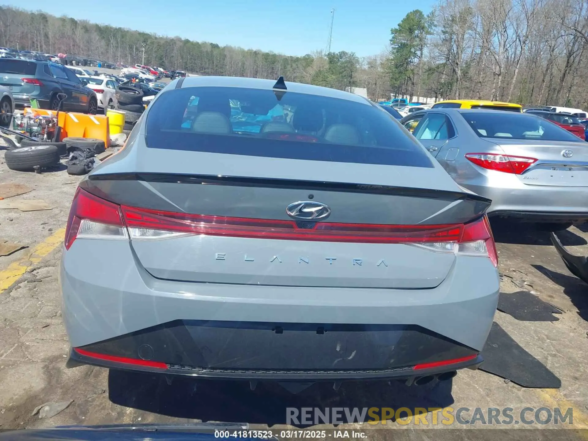 16 fotografías del automóvil dañado KMHLR4AFXPU375874 HYUNDAI ELANTRA 2023
