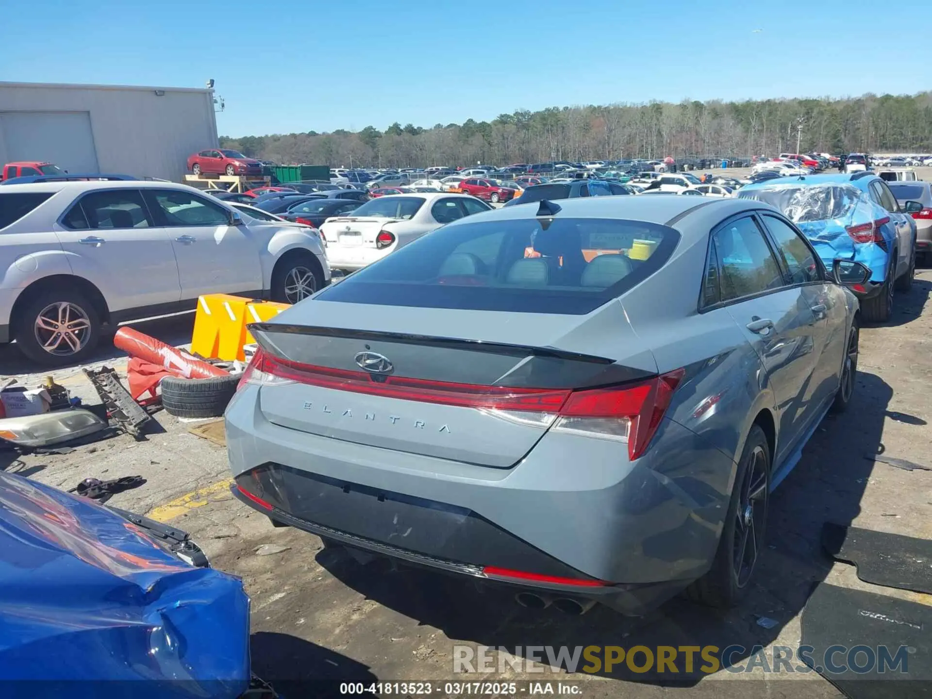 4 fotografías del automóvil dañado KMHLR4AFXPU375874 HYUNDAI ELANTRA 2023