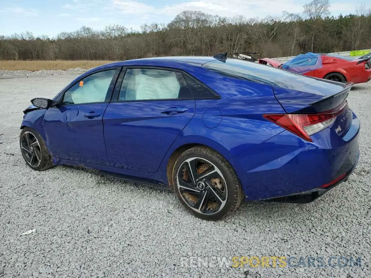 2 fotografías del automóvil dañado KMHLR4AFXPU491124 HYUNDAI ELANTRA 2023