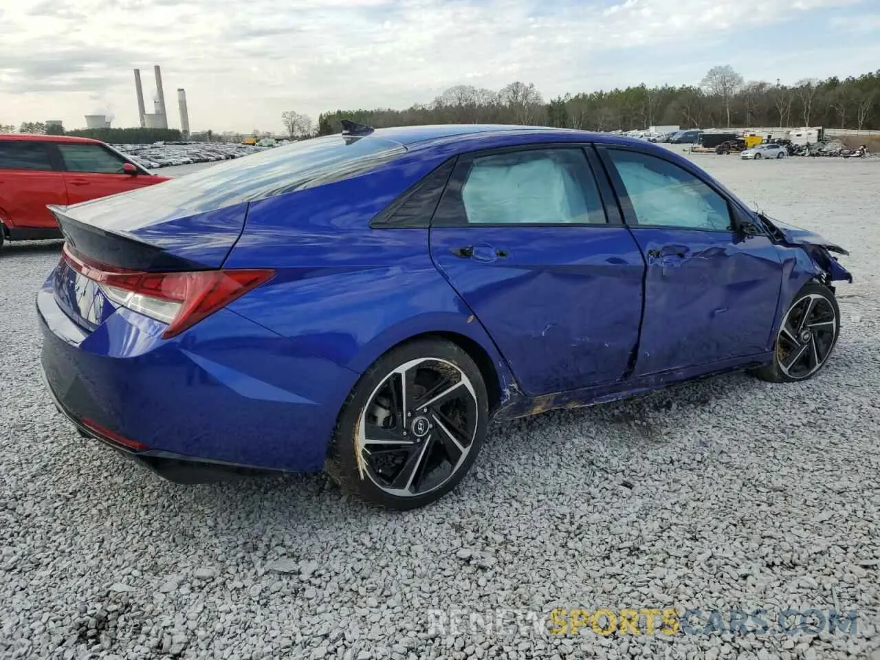 3 fotografías del automóvil dañado KMHLR4AFXPU491124 HYUNDAI ELANTRA 2023