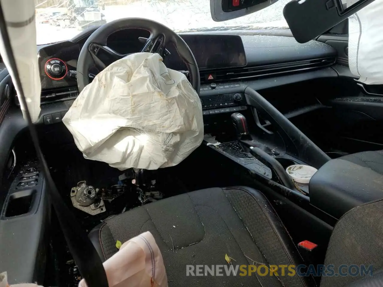 8 fotografías del automóvil dañado KMHLR4AFXPU491124 HYUNDAI ELANTRA 2023