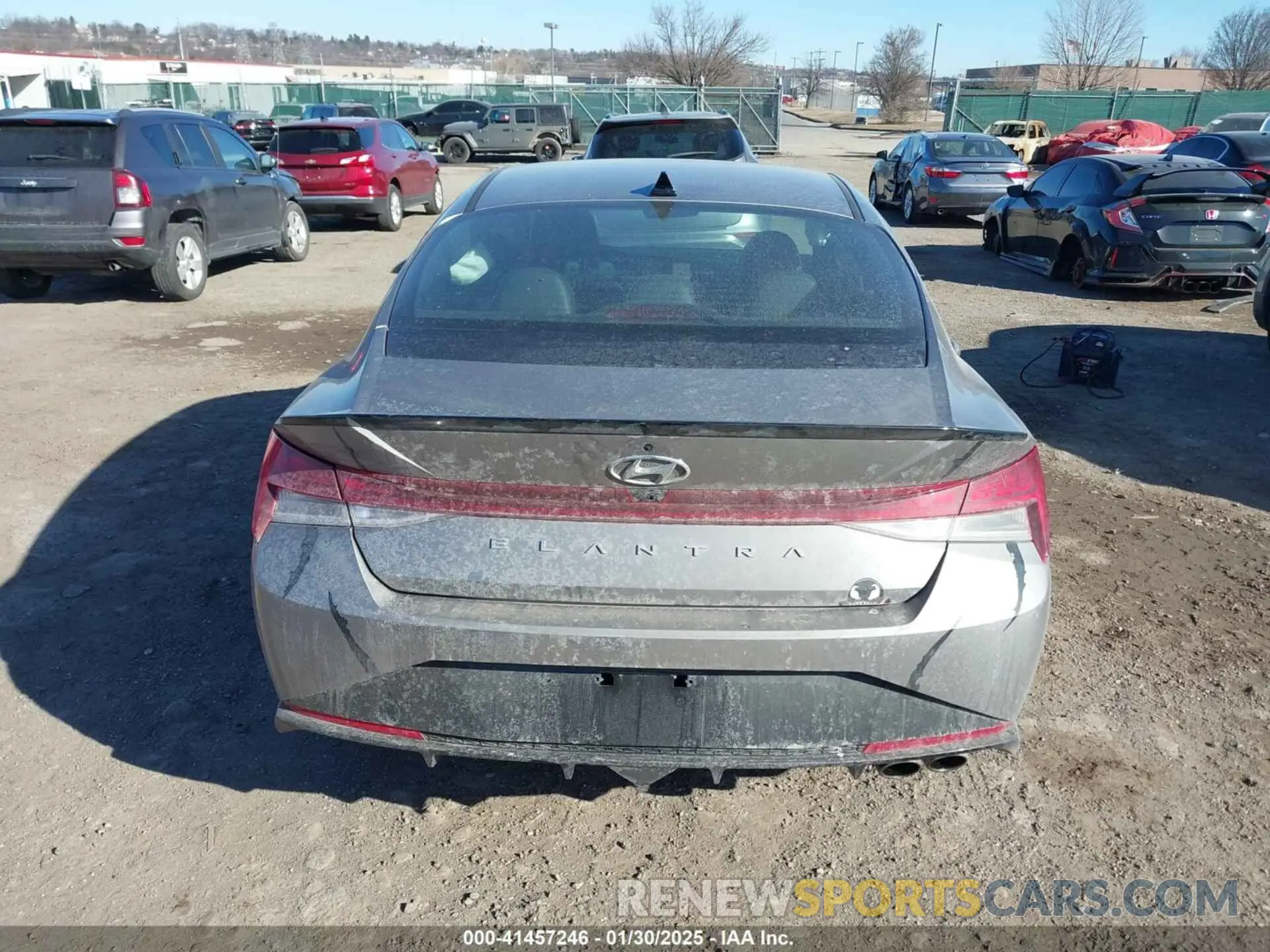 17 fotografías del automóvil dañado KMHLR4AFXPU526812 HYUNDAI ELANTRA 2023