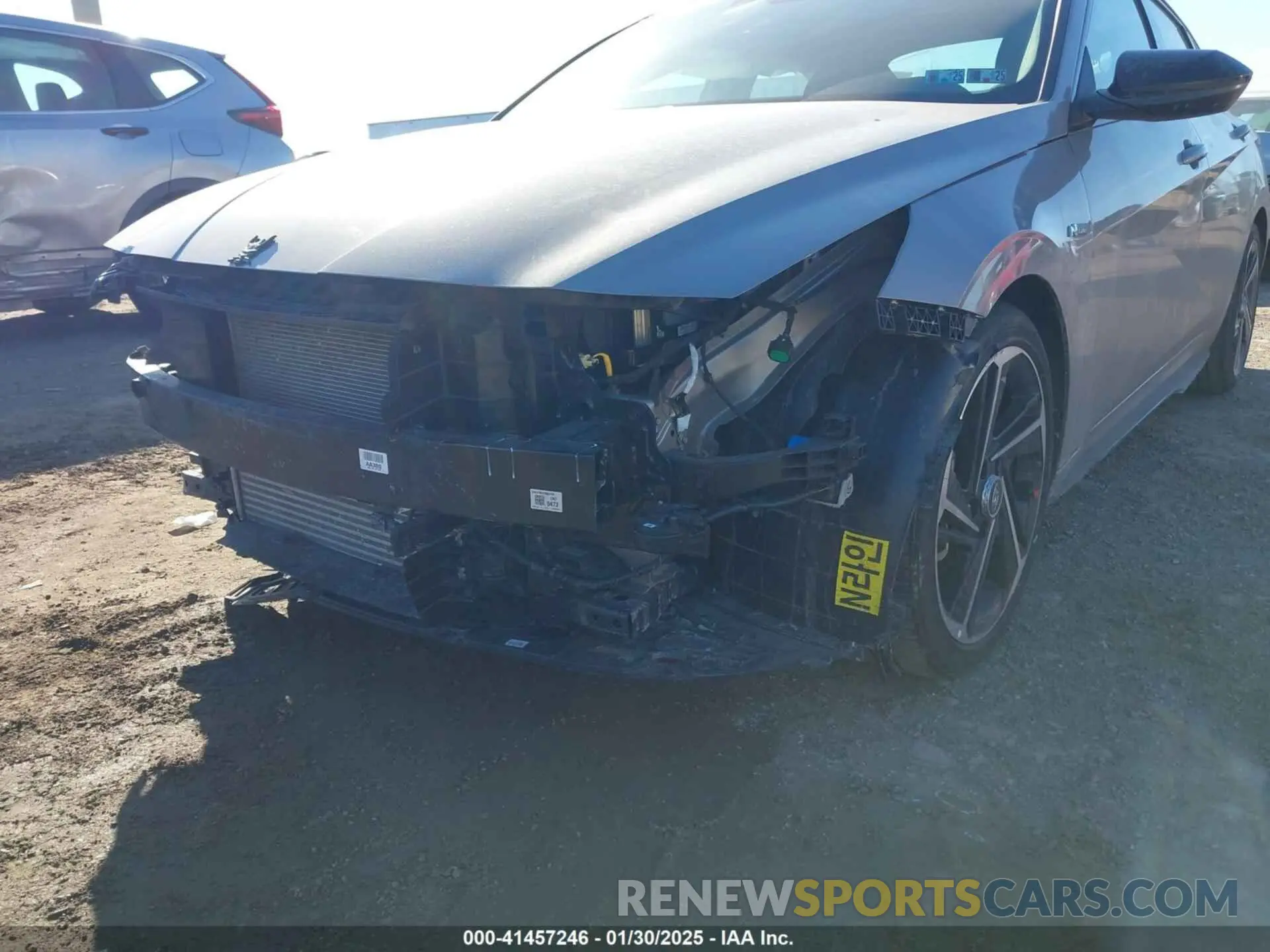 6 fotografías del automóvil dañado KMHLR4AFXPU526812 HYUNDAI ELANTRA 2023