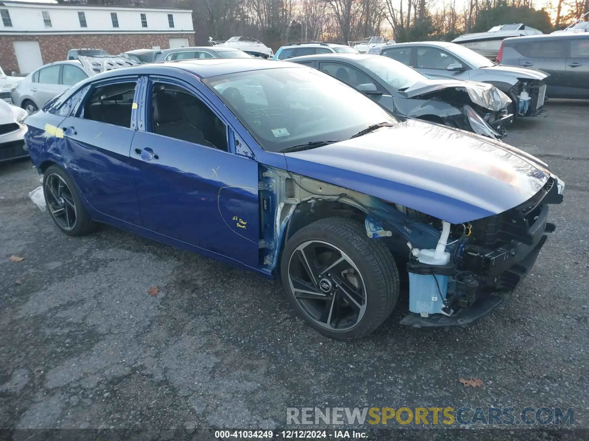 1 fotografías del automóvil dañado KMHLR4AFXPU577713 HYUNDAI ELANTRA 2023