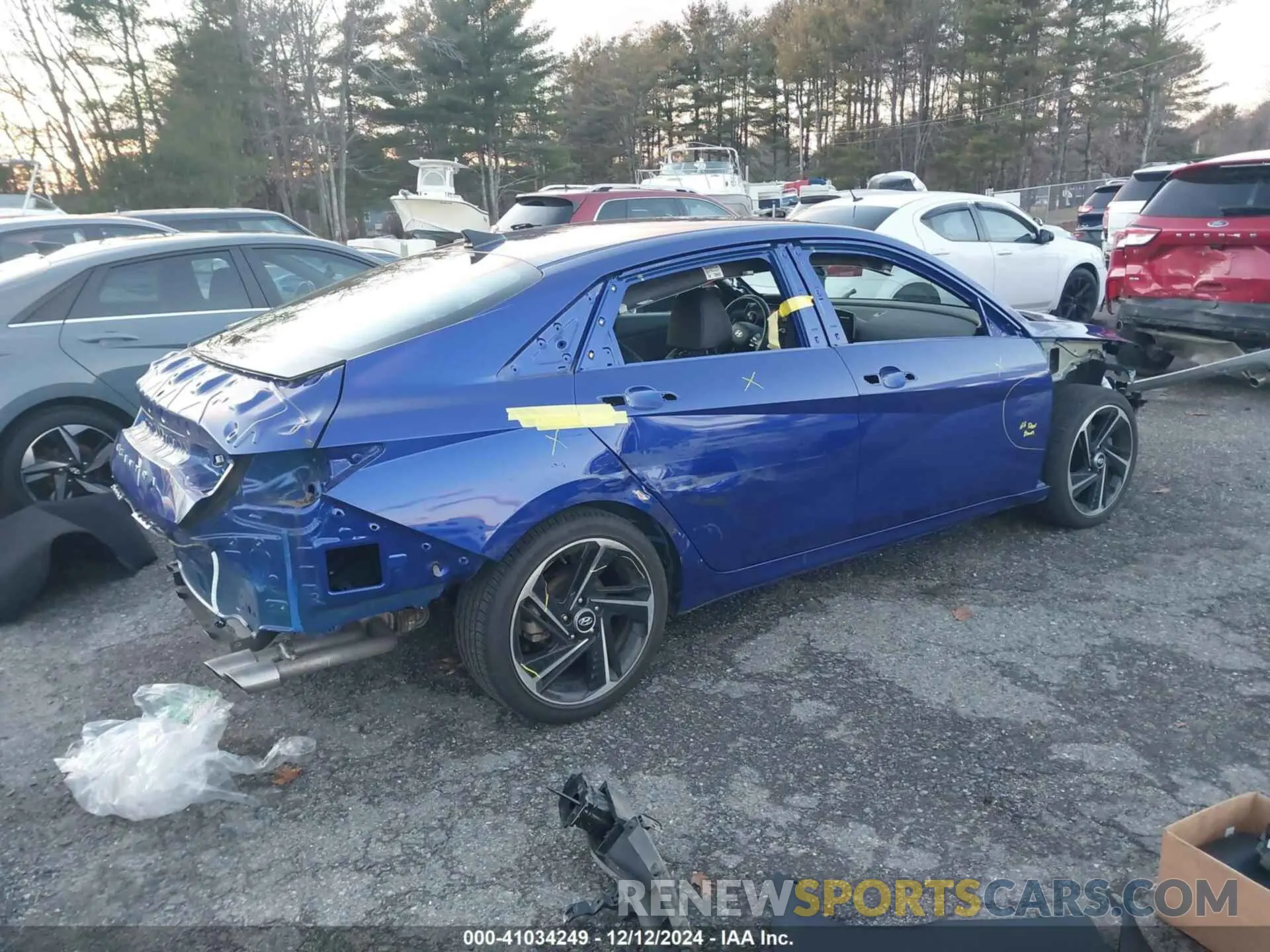 4 fotografías del automóvil dañado KMHLR4AFXPU577713 HYUNDAI ELANTRA 2023