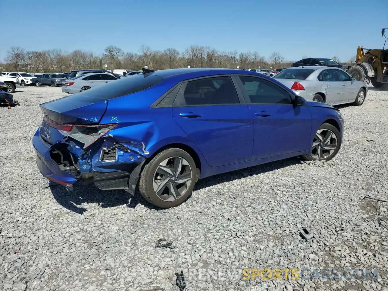 3 fotografías del automóvil dañado KMHLS4AG0PU430619 HYUNDAI ELANTRA 2023