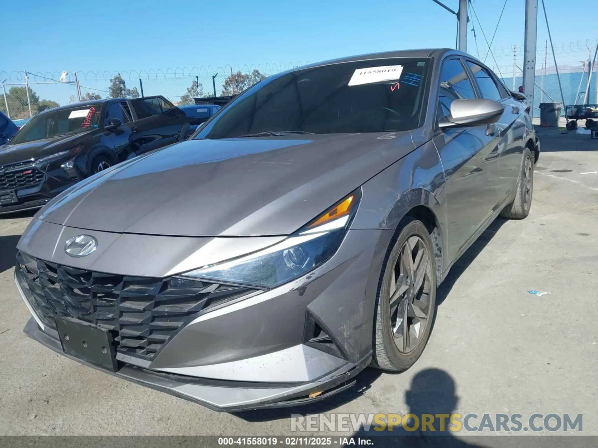 2 fotografías del automóvil dañado KMHLS4AG0PU473115 HYUNDAI ELANTRA 2023