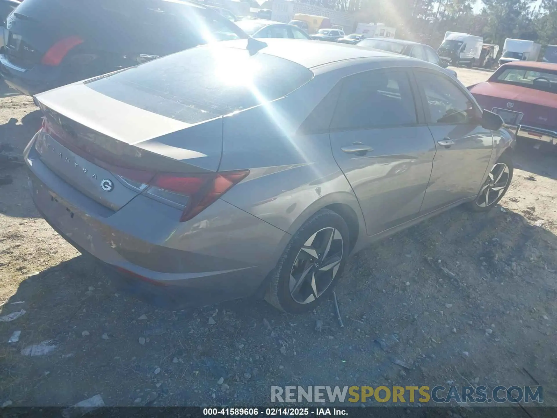 4 fotografías del automóvil dañado KMHLS4AG0PU483868 HYUNDAI ELANTRA 2023