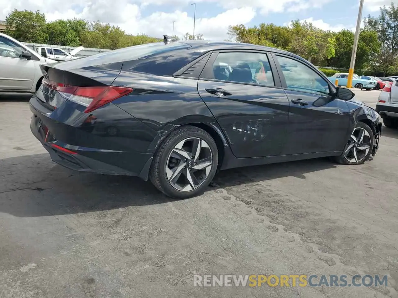 3 fotografías del automóvil dañado KMHLS4AG0PU562294 HYUNDAI ELANTRA 2023