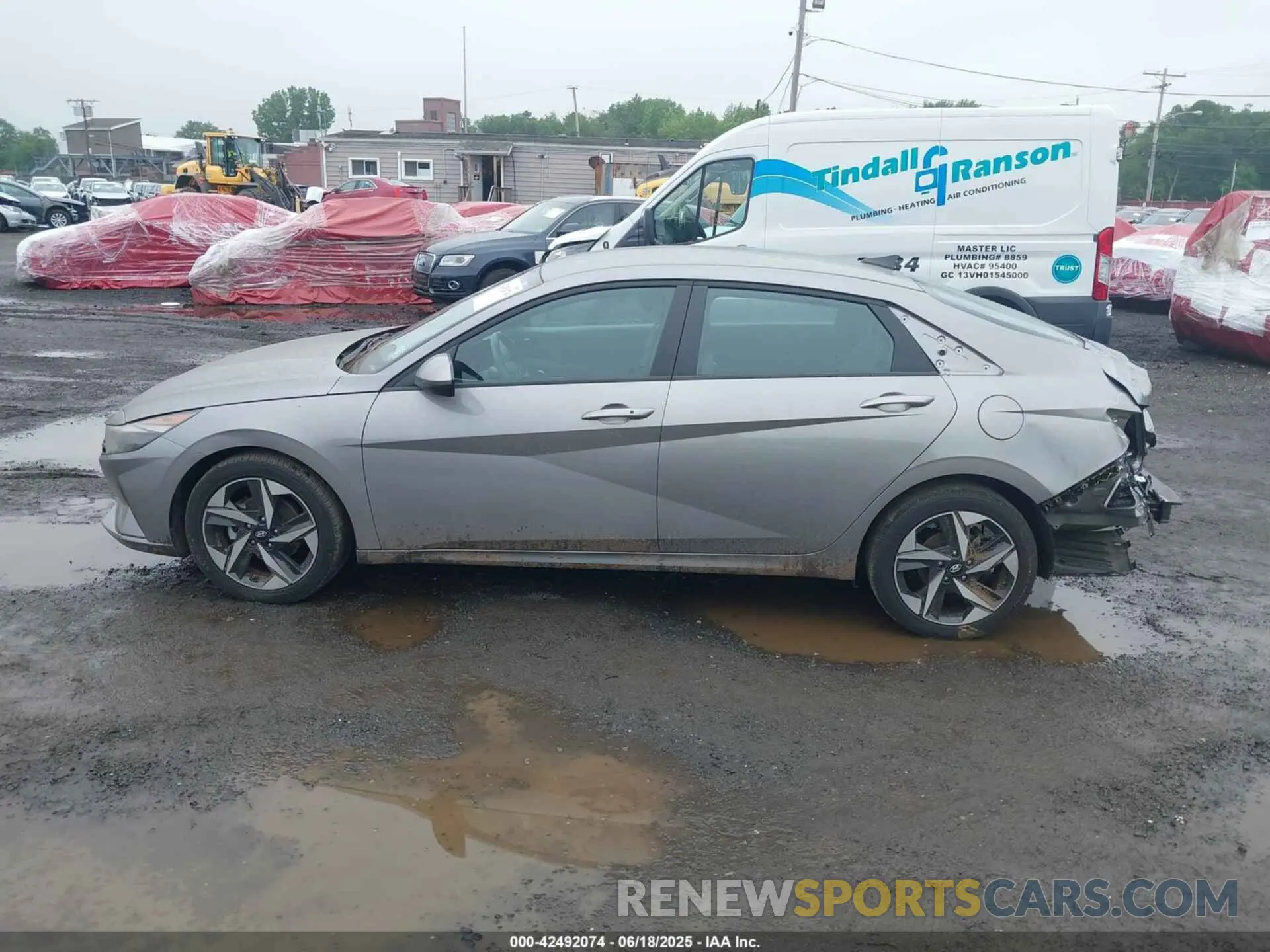 14 fotografías del automóvil dañado KMHLS4AG0PU571156 HYUNDAI ELANTRA 2023
