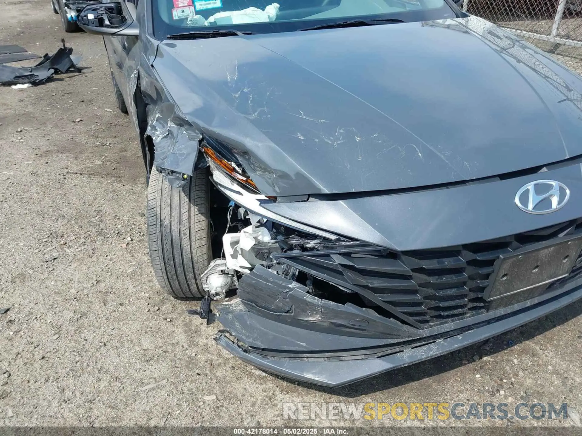 6 fotografías del automóvil dañado KMHLS4AG0PU616452 HYUNDAI ELANTRA 2023