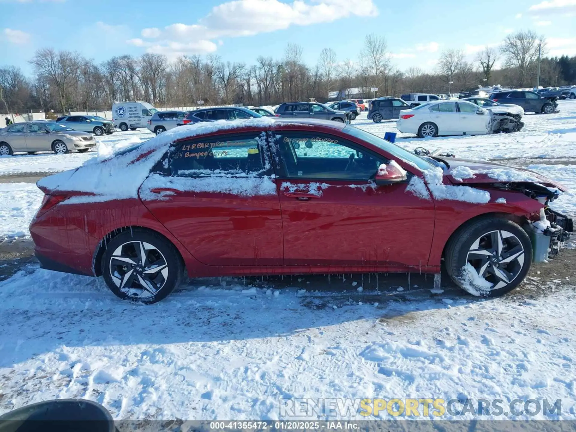14 fotografías del automóvil dañado KMHLS4AG0PU617357 HYUNDAI ELANTRA 2023