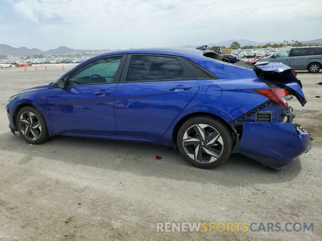 2 fotografías del automóvil dañado KMHLS4AG1PU401159 HYUNDAI ELANTRA 2023