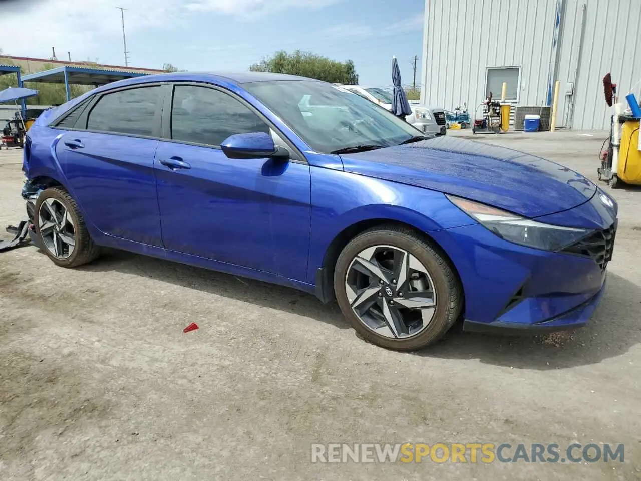 4 fotografías del automóvil dañado KMHLS4AG1PU401159 HYUNDAI ELANTRA 2023