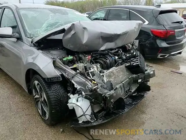 14 fotografías del automóvil dañado KMHLS4AG1PU417720 HYUNDAI ELANTRA 2023