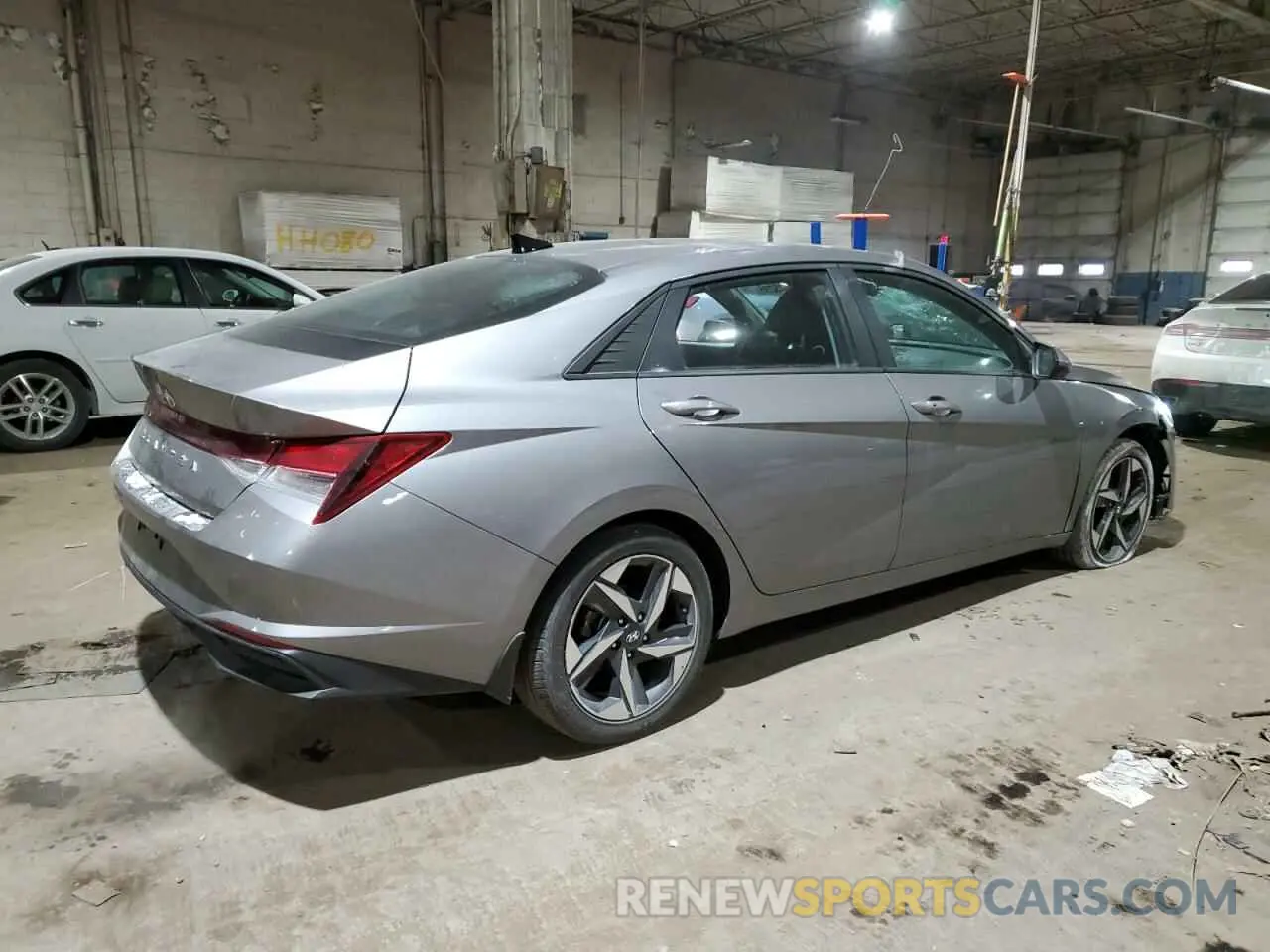 3 fotografías del automóvil dañado KMHLS4AG1PU475679 HYUNDAI ELANTRA 2023