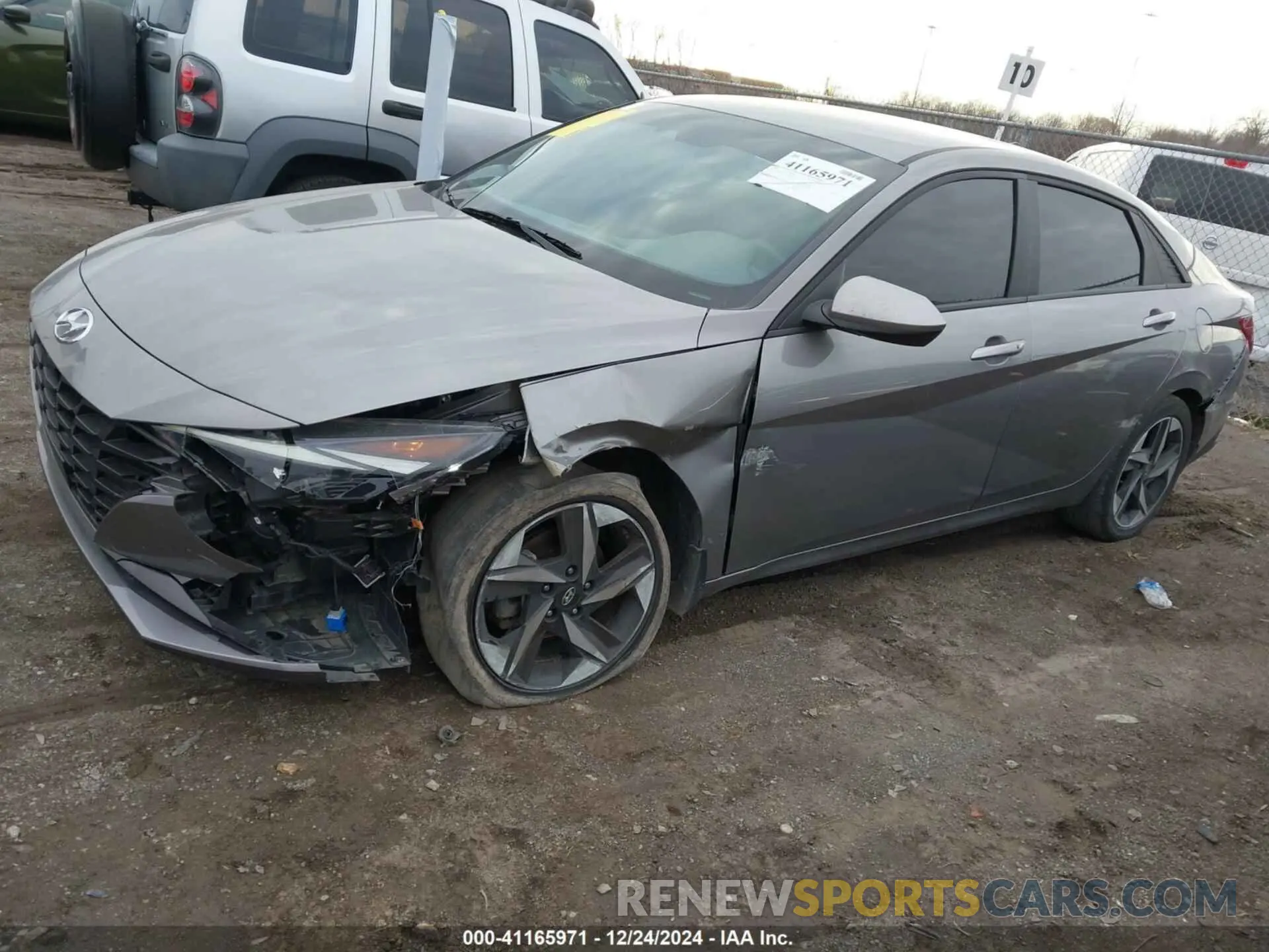 2 fotografías del automóvil dañado KMHLS4AG1PU550168 HYUNDAI ELANTRA 2023