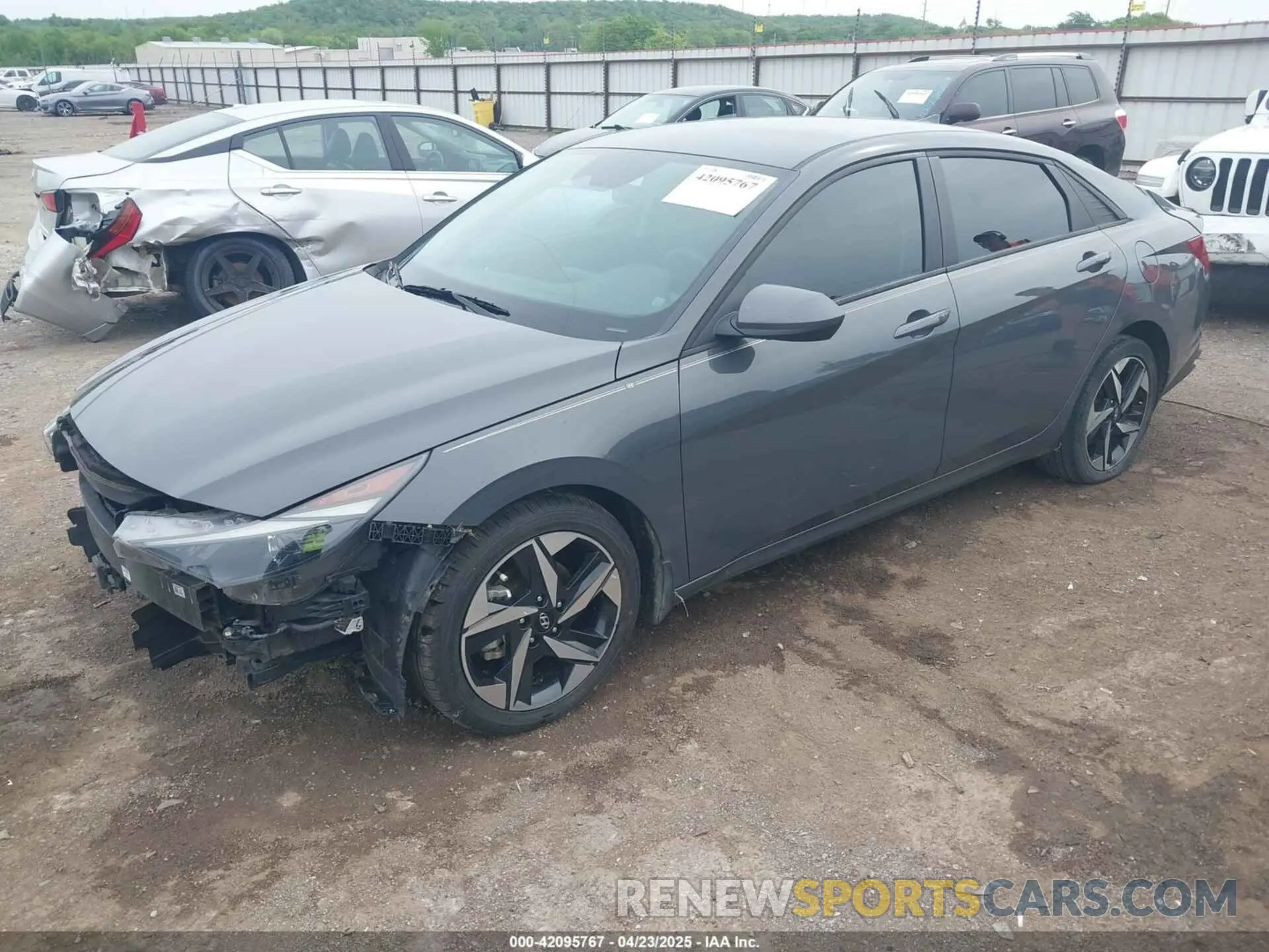 2 fotografías del automóvil dañado KMHLS4AG1PU560490 HYUNDAI ELANTRA 2023