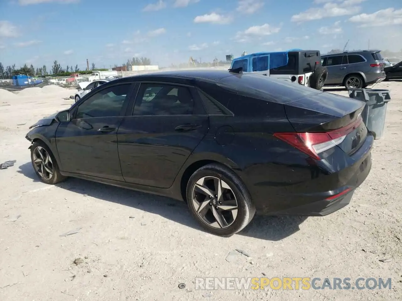 2 fotografías del automóvil dañado KMHLS4AG1PU610806 HYUNDAI ELANTRA 2023
