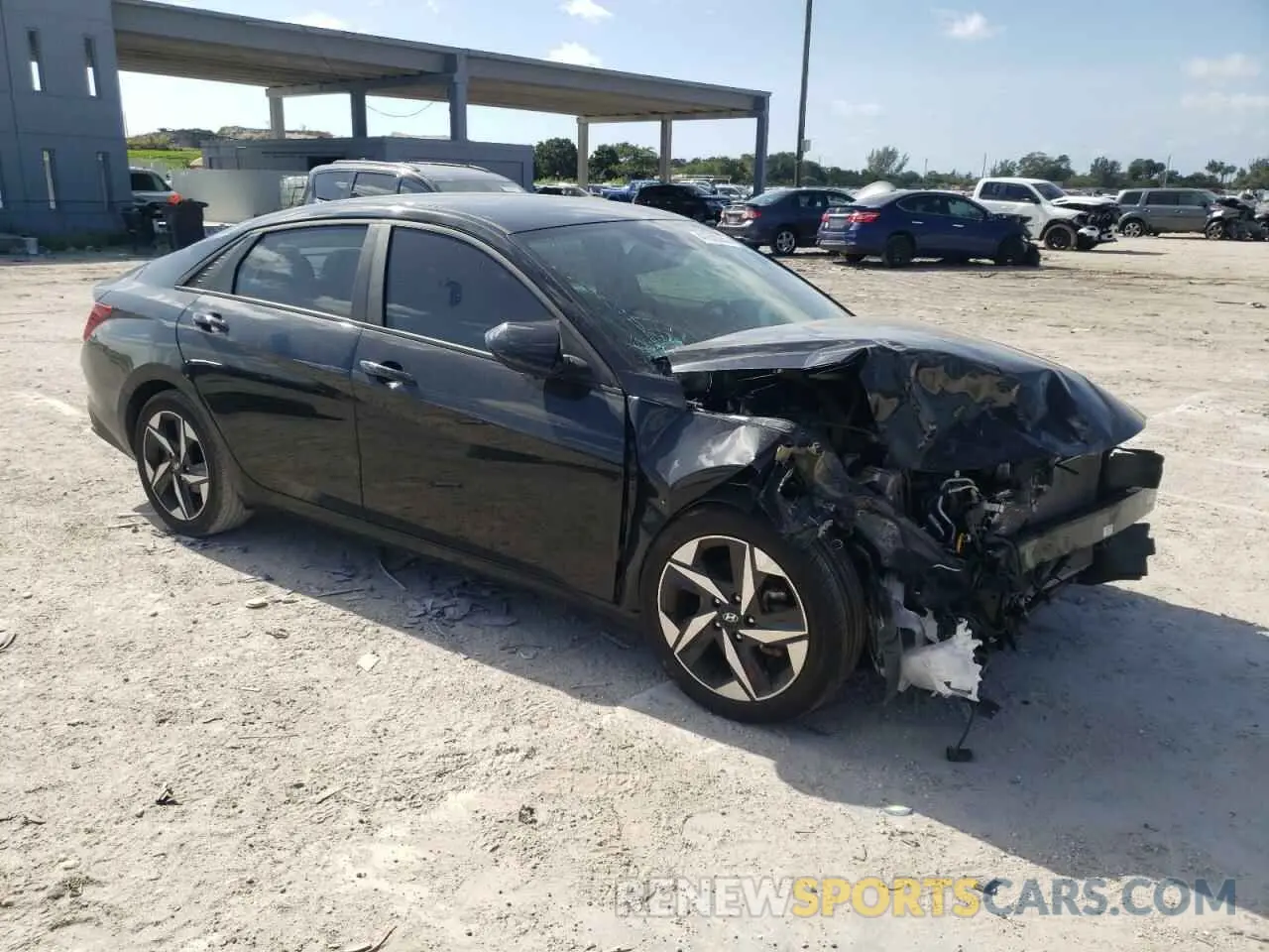 4 fotografías del automóvil dañado KMHLS4AG1PU610806 HYUNDAI ELANTRA 2023