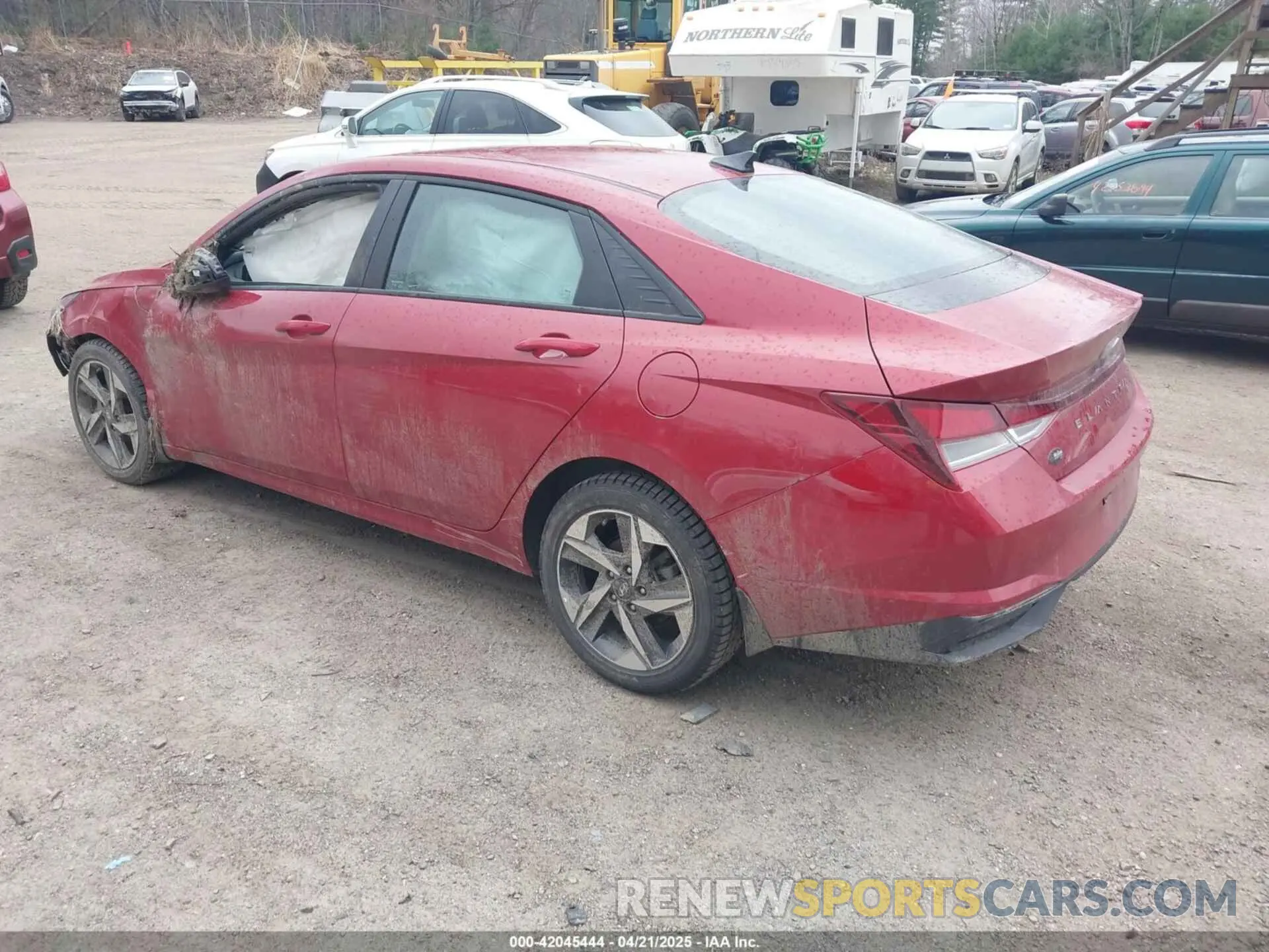 3 fotografías del automóvil dañado KMHLS4AG2PU443629 HYUNDAI ELANTRA 2023