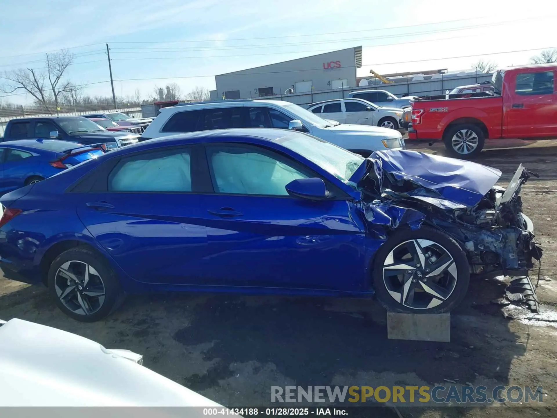 14 fotografías del automóvil dañado KMHLS4AG2PU477344 HYUNDAI ELANTRA 2023