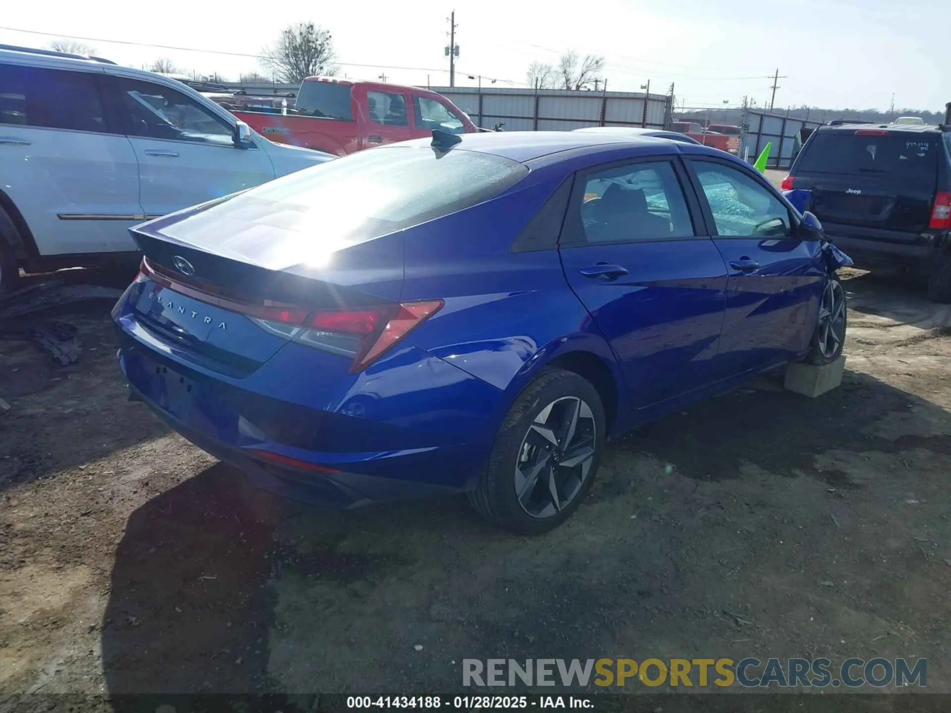 4 fotografías del automóvil dañado KMHLS4AG2PU477344 HYUNDAI ELANTRA 2023