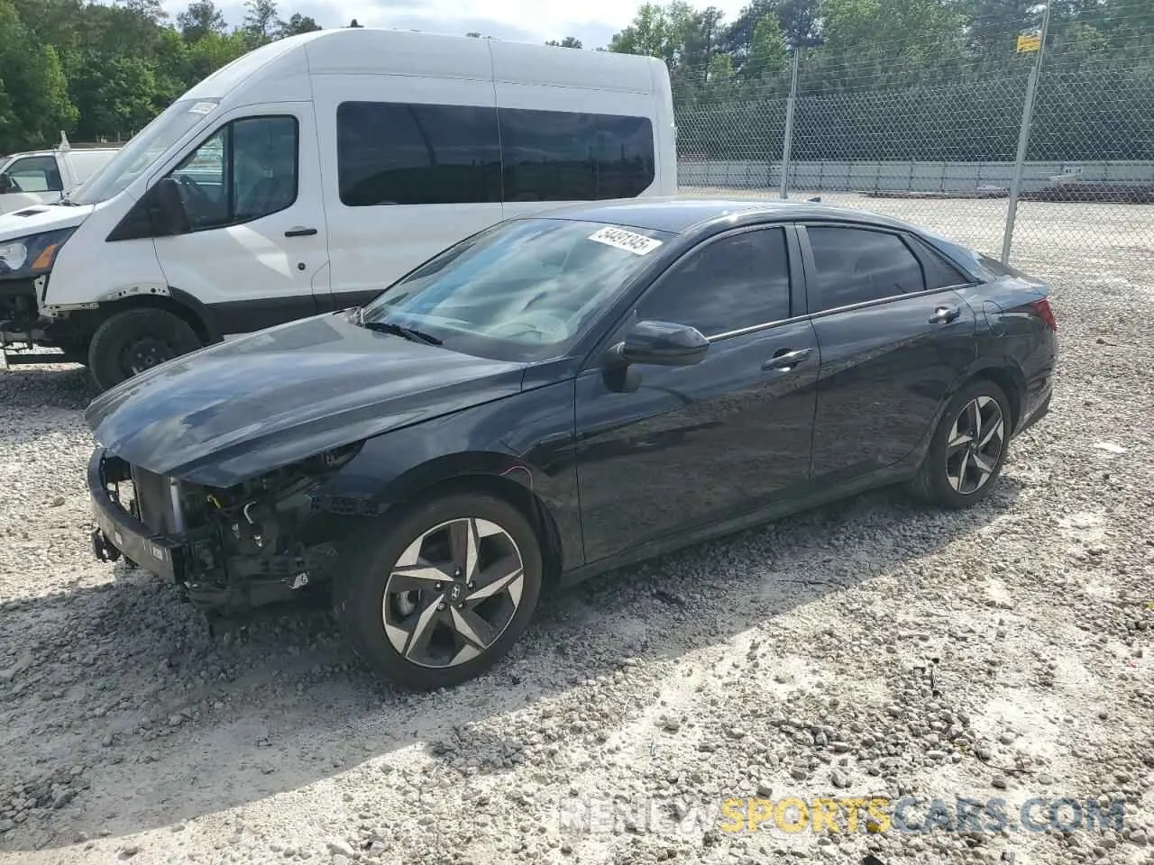 1 fotografías del automóvil dañado KMHLS4AG2PU524937 HYUNDAI ELANTRA 2023