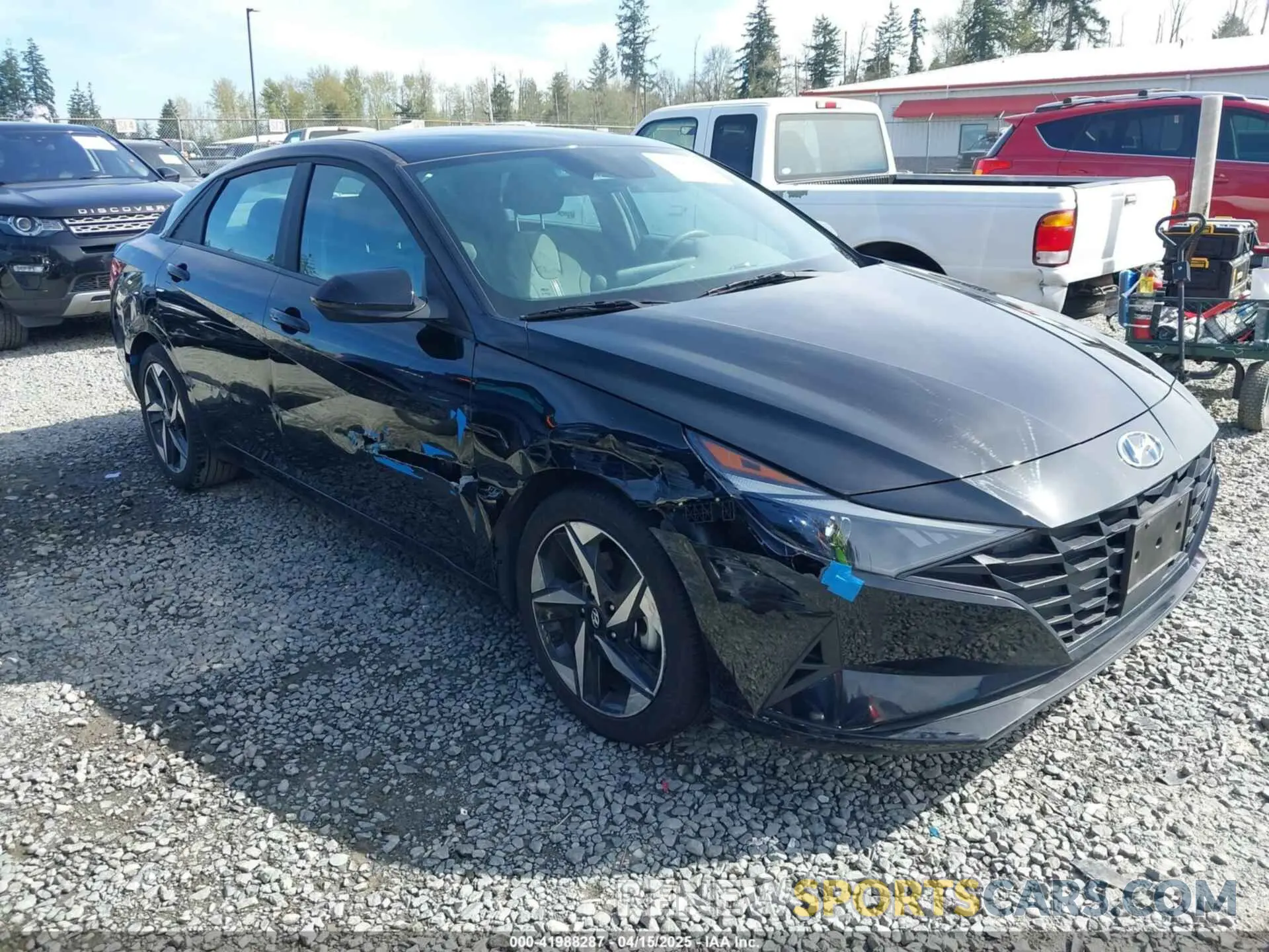 1 fotografías del automóvil dañado KMHLS4AG2PU556335 HYUNDAI ELANTRA 2023