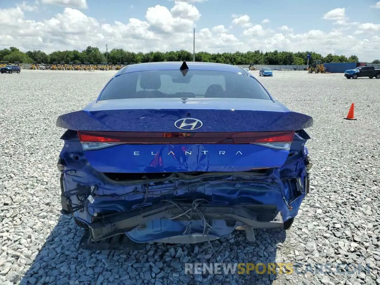 6 fotografías del automóvil dañado KMHLS4AG2PU602567 HYUNDAI ELANTRA 2023