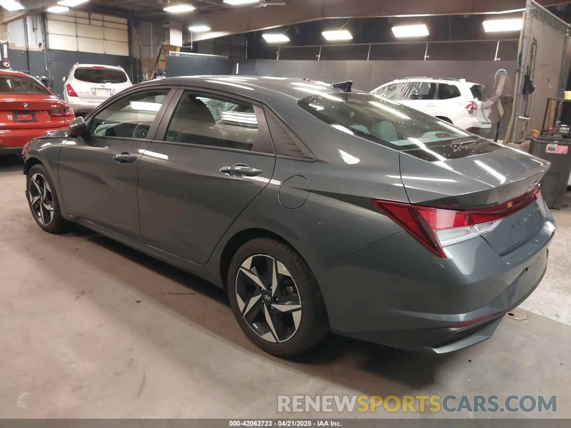 3 fotografías del automóvil dañado KMHLS4AG2PU616419 HYUNDAI ELANTRA 2023