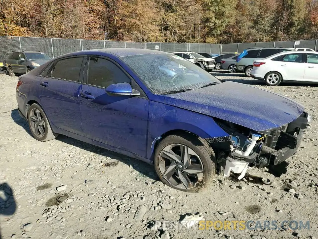4 fotografías del automóvil dañado KMHLS4AG3PU412955 HYUNDAI ELANTRA 2023