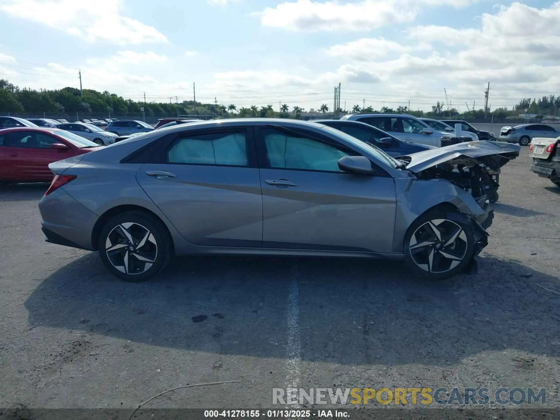 13 fotografías del automóvil dañado KMHLS4AG3PU421669 HYUNDAI ELANTRA 2023