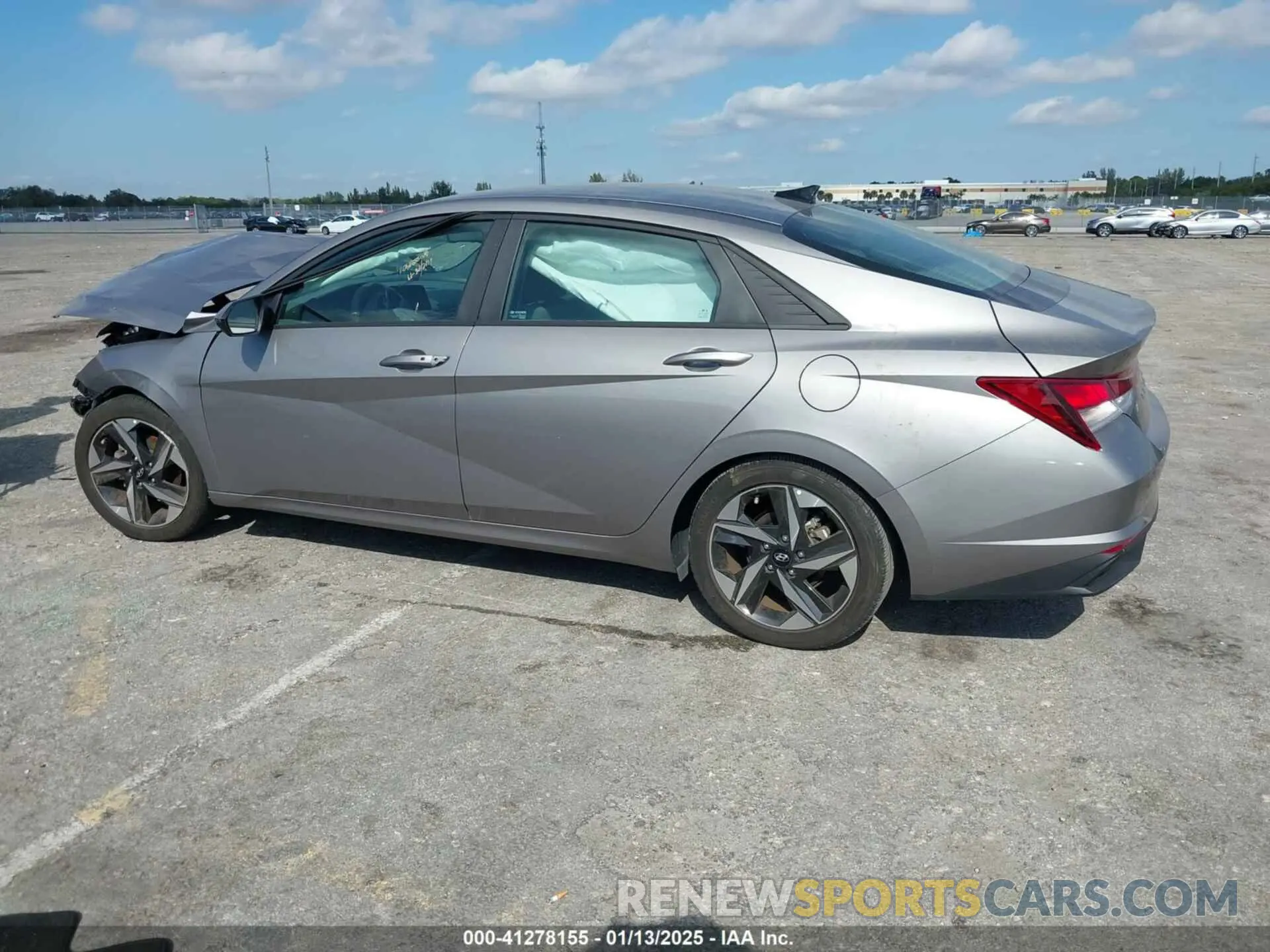 3 fotografías del automóvil dañado KMHLS4AG3PU421669 HYUNDAI ELANTRA 2023