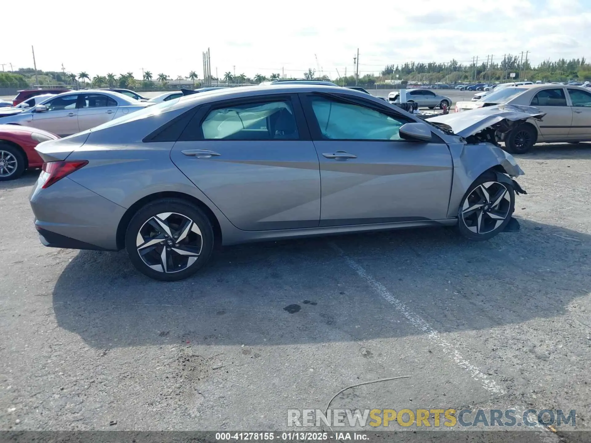 4 fotografías del automóvil dañado KMHLS4AG3PU421669 HYUNDAI ELANTRA 2023
